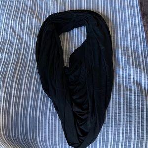 Super Soft Black Infinity Scarf